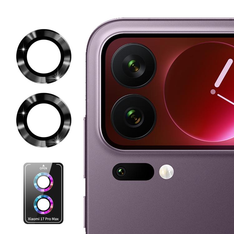 For Xiaomi 17 Pro Max ENKAY Hat-Prince 9H Rear Camera Lens Aluminium Alloy Tempered Glass Film