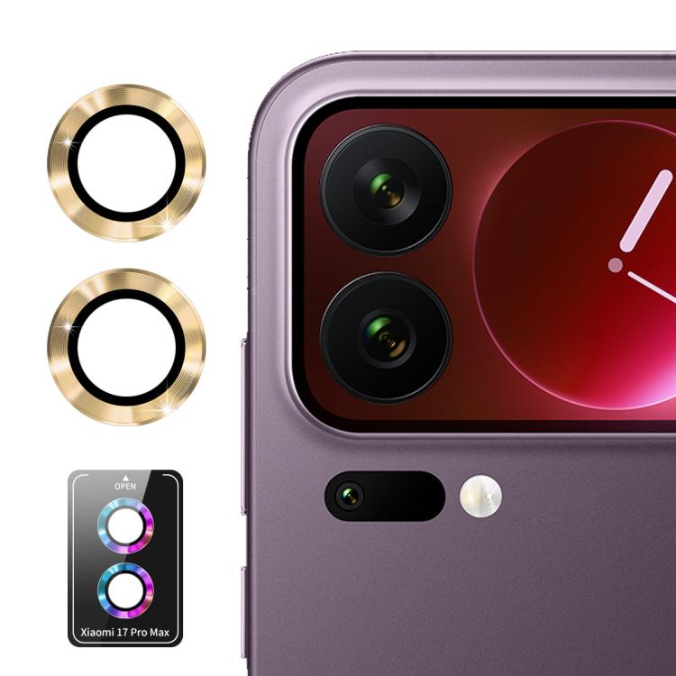 For Xiaomi 17 Pro Max ENKAY Hat-Prince 9H Rear Camera Lens Aluminium Alloy Tempered Glass Film