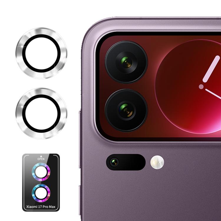 For Xiaomi 17 Pro Max ENKAY Hat-Prince 9H Rear Camera Lens Aluminium Alloy Tempered Glass Film