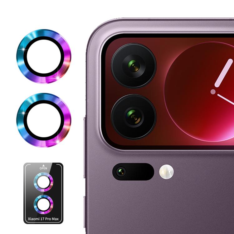 For Xiaomi 17 Pro Max ENKAY Hat-Prince 9H Rear Camera Lens Aluminium Alloy Tempered Glass Film