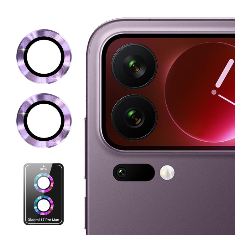 For Xiaomi 17 Pro Max ENKAY Hat-Prince 9H Rear Camera Lens Aluminium Alloy Tempered Glass Film