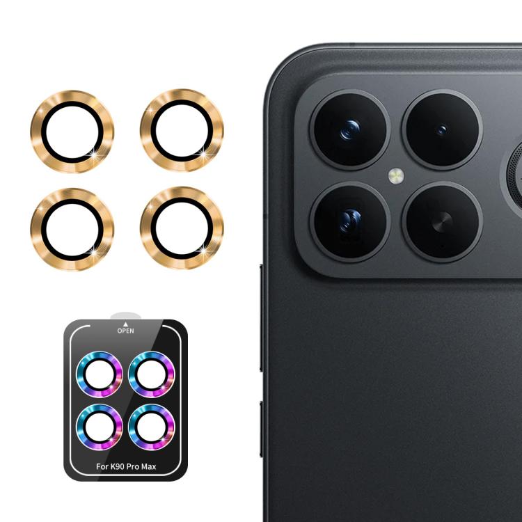 For Redmi K90 Pro Max ENKAY Hat-Prince 9H Rear Camera Lens Aluminium Alloy Tempered Glass Film