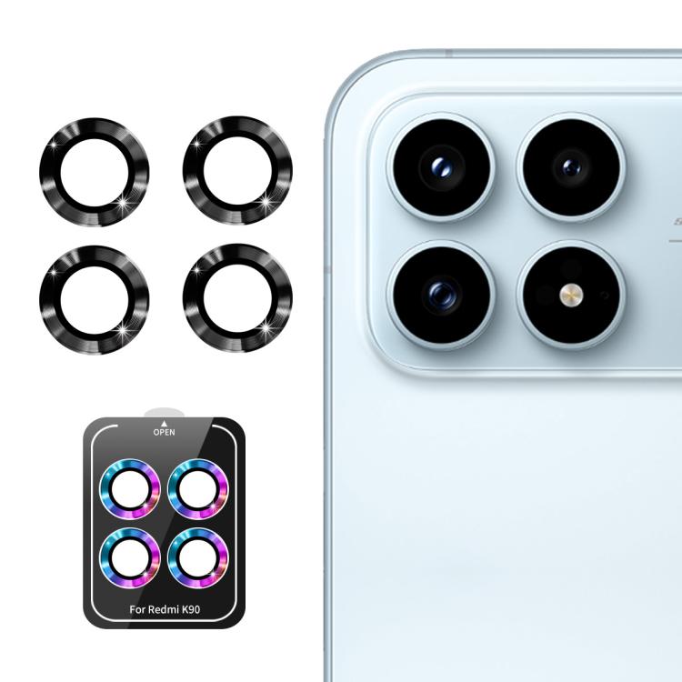 For Redmi K90 ENKAY Hat-Prince 9H Rear Camera Lens Aluminium Alloy Tempered Glass Film