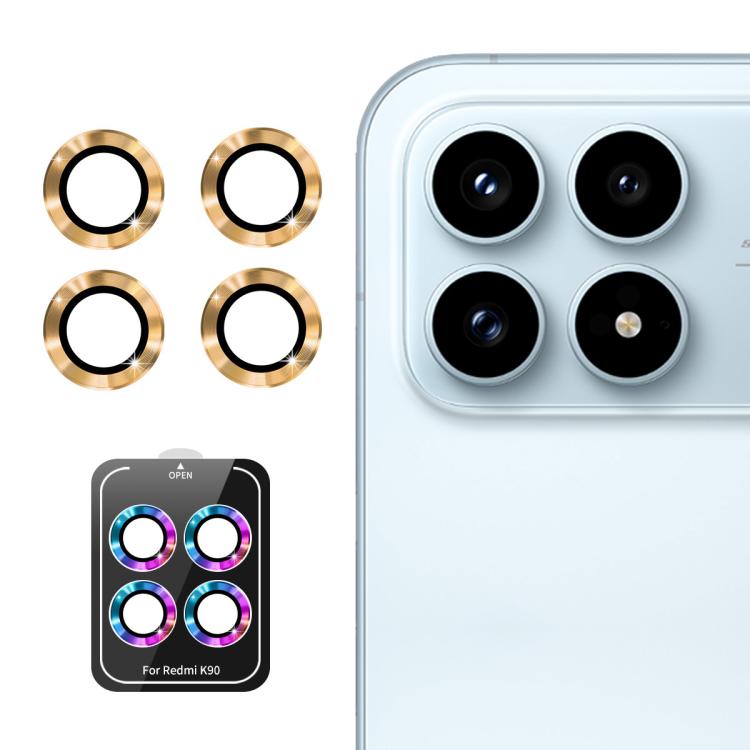 For Redmi K90 ENKAY Hat-Prince 9H Rear Camera Lens Aluminium Alloy Tempered Glass Film