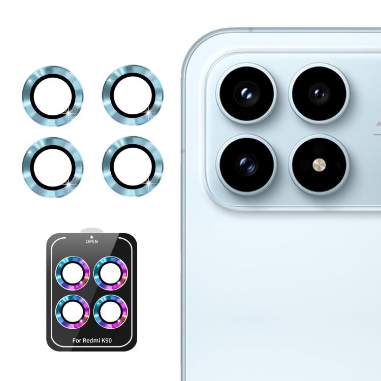 For Redmi K90 ENKAY Hat-Prince 9H Rear Camera Lens Aluminium Alloy Tempered Glass Film