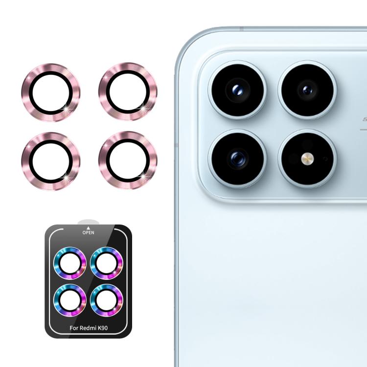 For Redmi K90 ENKAY Hat-Prince 9H Rear Camera Lens Aluminium Alloy Tempered Glass Film