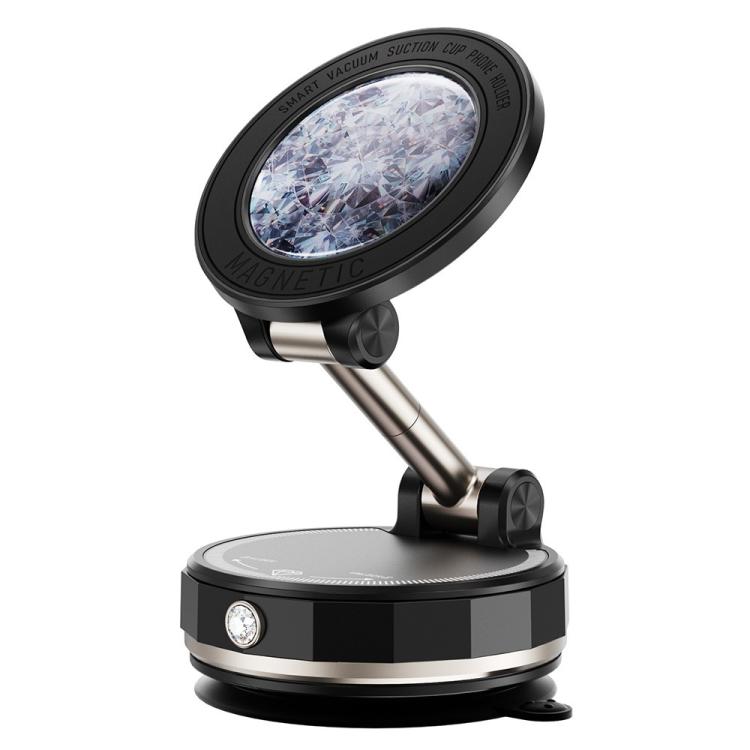 SD17 Rhinestone Epoxy Design Starry Sky Pattern Folding Car Phone Navigation Vacuum Suction Holder