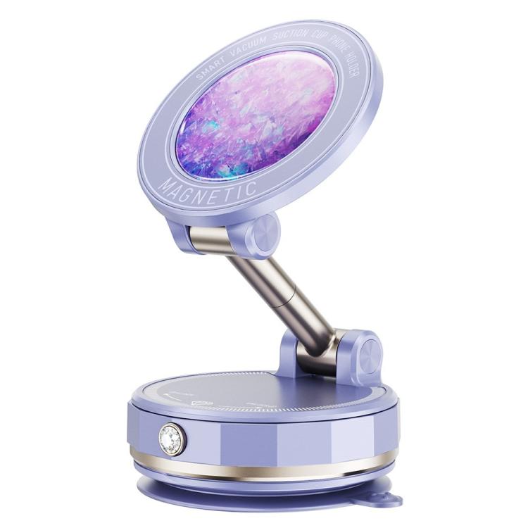 SD17 Rhinestone Epoxy Design Starry Sky Pattern Folding Car Phone Navigation Vacuum Suction Holder