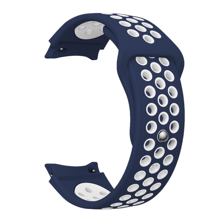 For Samsung Galaxy Watch FE / 7 / 6 / 5 / 4 Two Color Reverse Buckle Silicone Watch Band