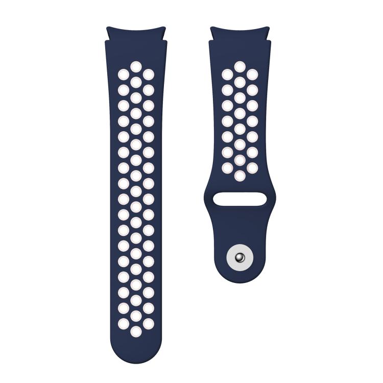 For Samsung Galaxy Watch FE / 7 / 6 / 5 / 4 Two Color Reverse Buckle Silicone Watch Band