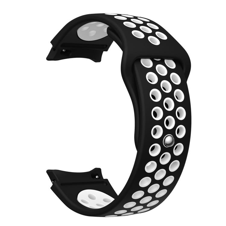 For Samsung Galaxy Watch FE / 7 / 6 / 5 / 4 Two Color Reverse Buckle Silicone Watch Band