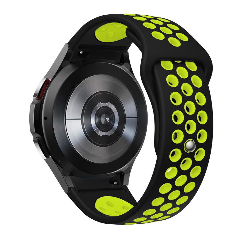 For Samsung Galaxy Watch FE / 7 / 6 / 5 / 4 Two Color Reverse Buckle Silicone Watch Band
