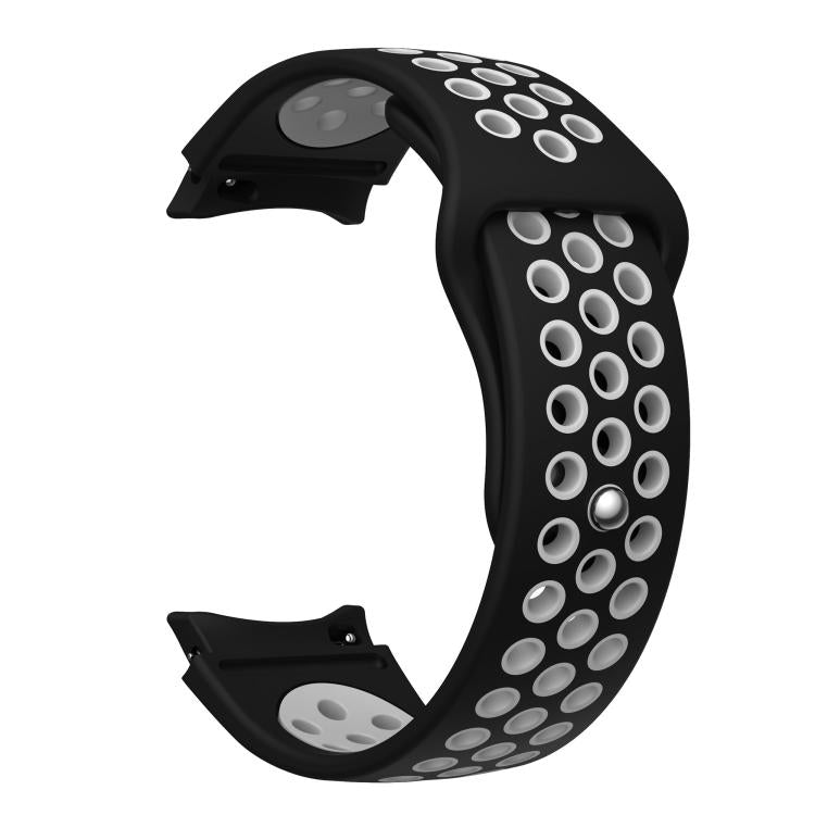 For Samsung Galaxy Watch FE / 7 / 6 / 5 / 4 Two Color Reverse Buckle Silicone Watch Band