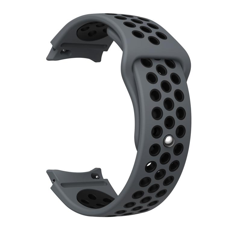 For Samsung Galaxy Watch FE / 7 / 6 / 5 / 4 Two Color Reverse Buckle Silicone Watch Band