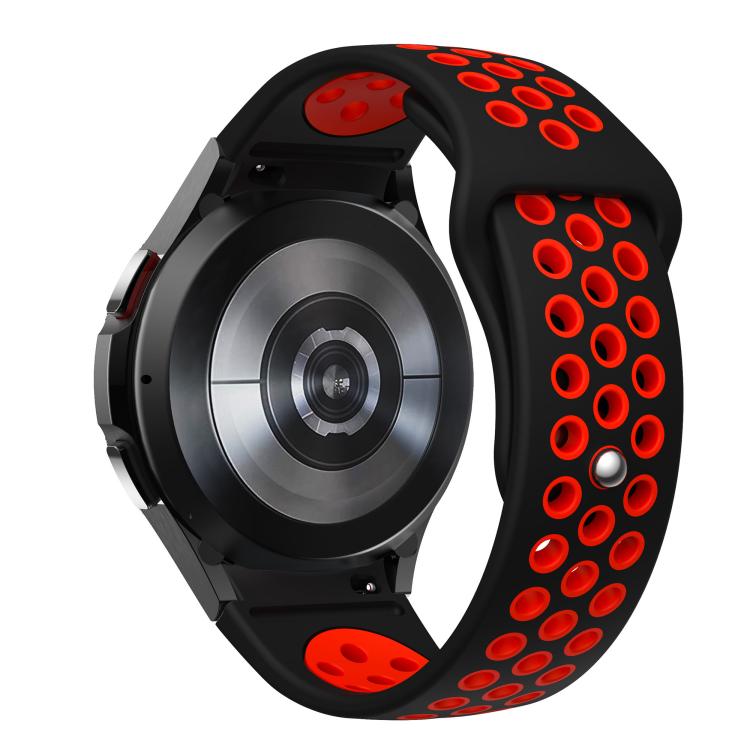 For Samsung Galaxy Watch FE / 7 / 6 / 5 / 4 Two Color Reverse Buckle Silicone Watch Band