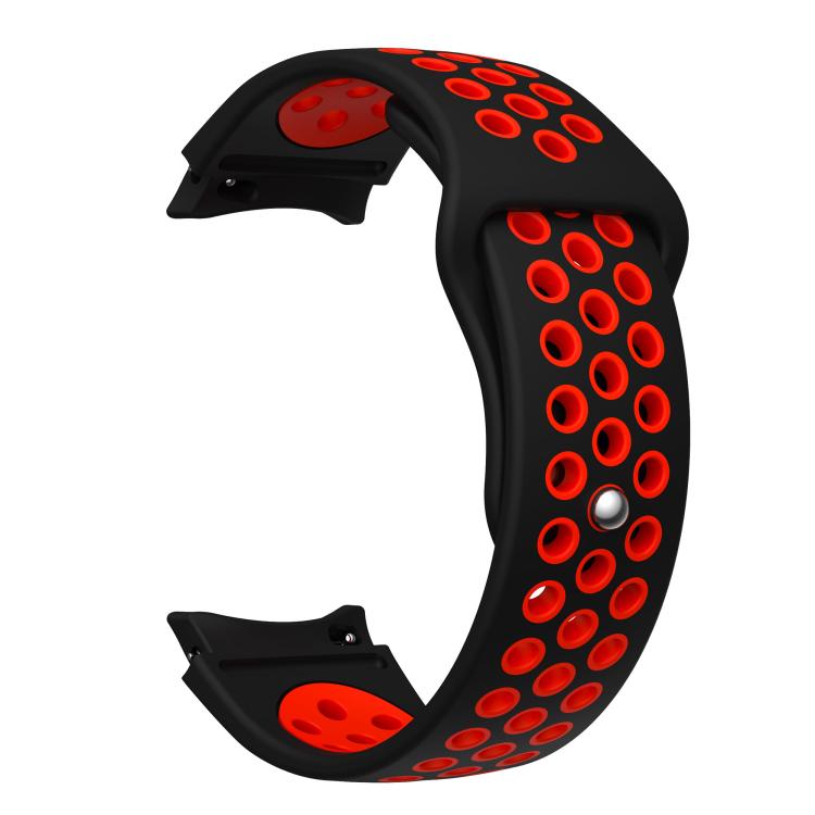 For Samsung Galaxy Watch FE / 7 / 6 / 5 / 4 Two Color Reverse Buckle Silicone Watch Band