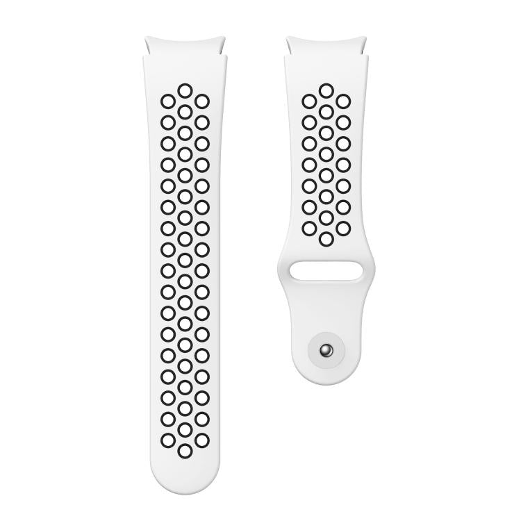 For Samsung Galaxy Watch FE / 7 / 6 / 5 / 4 Two Color Reverse Buckle Silicone Watch Band
