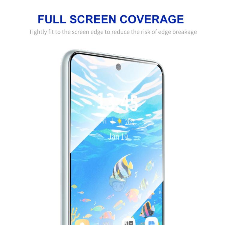 For vivo iQOO 15 ENKAY Easy Install 0.18mm High Alumina Silicon Full Glass Film, Support Ultrasonic Unlock
