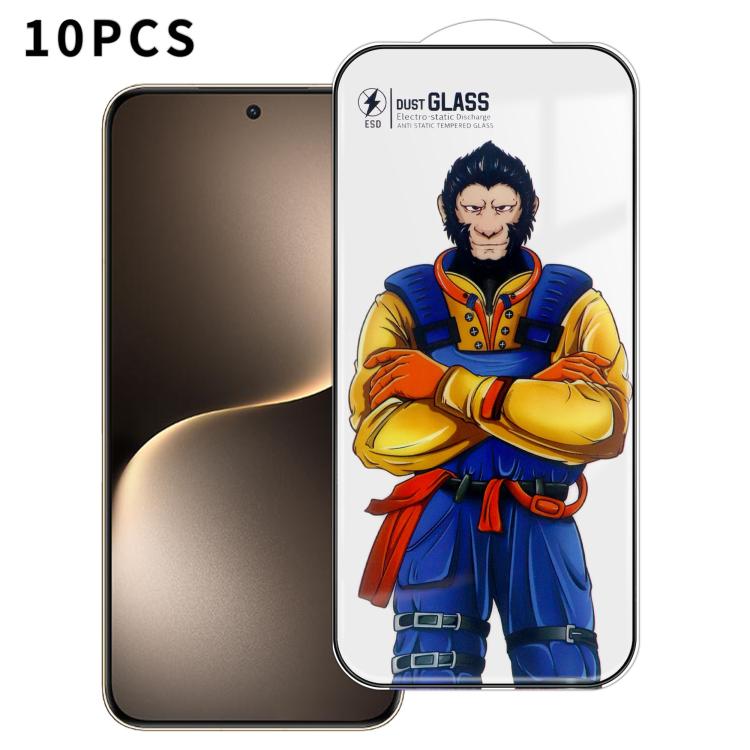 For Honor Magic7 10pcs Armor Super-Strong 3D Curved 120C Anti-Static High-Aluminum Screen-Printed HD Tempered Glass Film