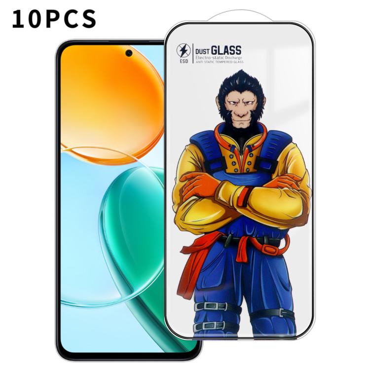 For Honor Play9T 10pcs Armor Super-Strong 3D Curved 120C Anti-Static High-Aluminum Screen-Printed HD Tempered Glass Film