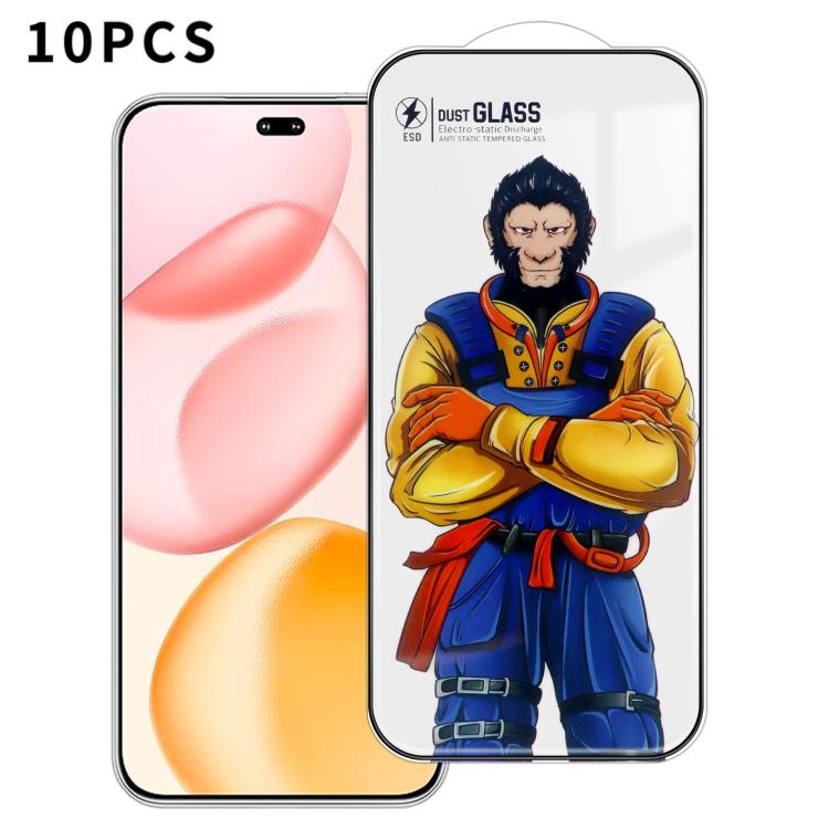 For Honor 400 Pro Global 160.8mm 10pcs Armor Super-Strong 3D Curved 120C Anti-Static High-Aluminum Screen-Printed HD Tempered Glass Film