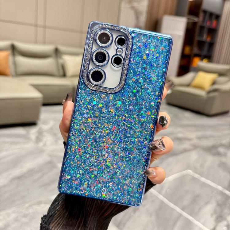 For Samsung Galaxy S25 Ultra 5G Diamond Glitter Sequins TPU Phone Case