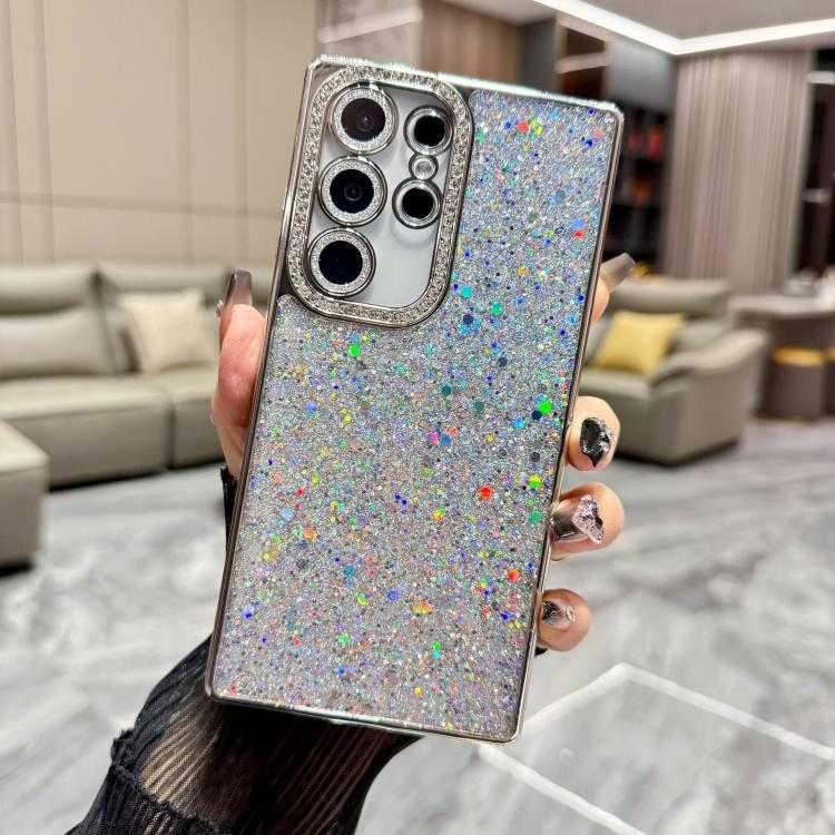 For Samsung Galaxy S25 Ultra 5G Diamond Glitter Sequins TPU Phone Case