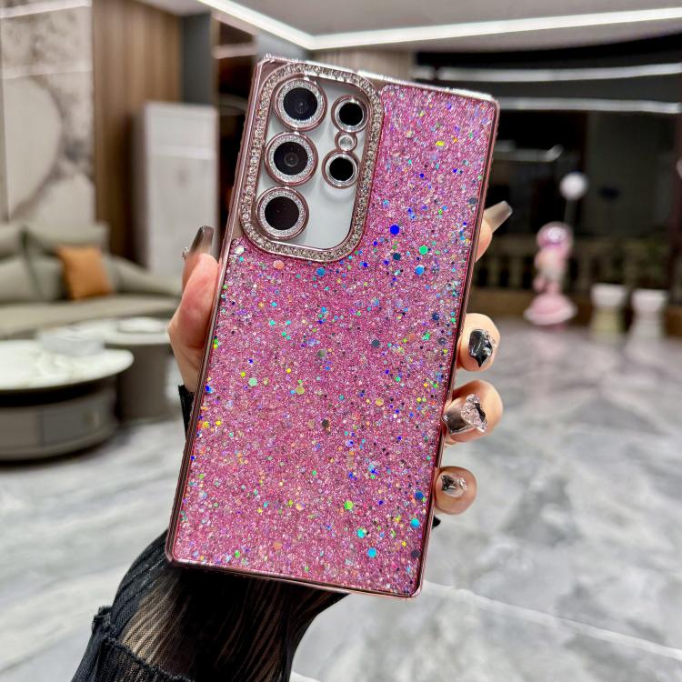 For Samsung Galaxy S25 Ultra 5G Diamond Glitter Sequins TPU Phone Case