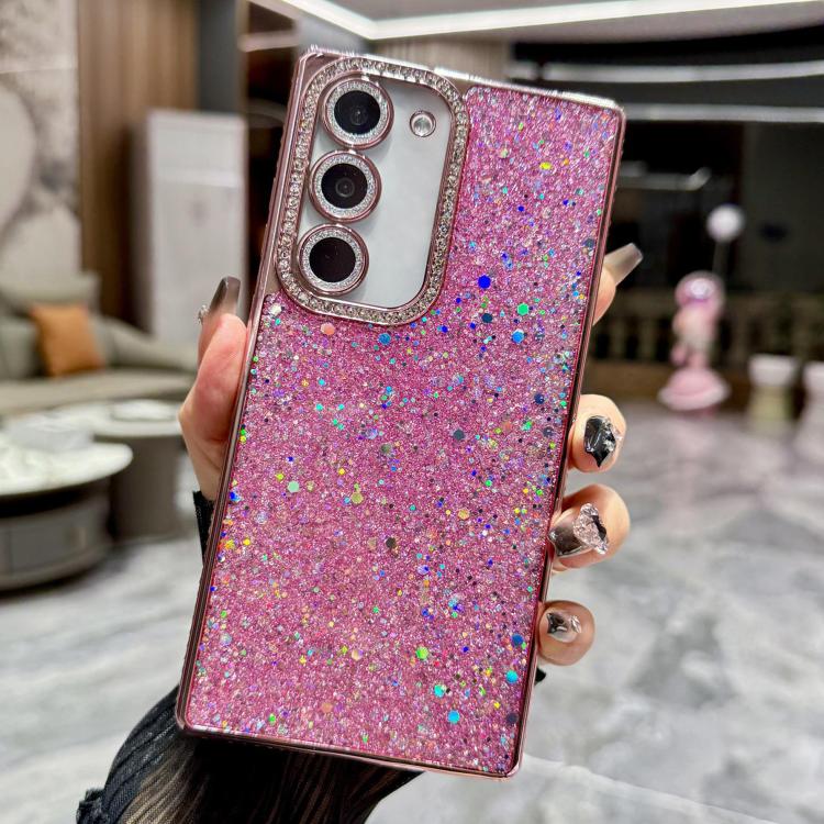 For Samsung Galaxy S23 5G Diamond Glitter Sequins TPU Phone Case