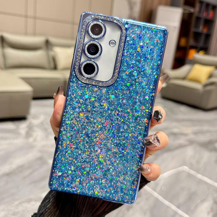 For Samsung Galaxy S24 FE 5G Diamond Glitter Sequins TPU Phone Case