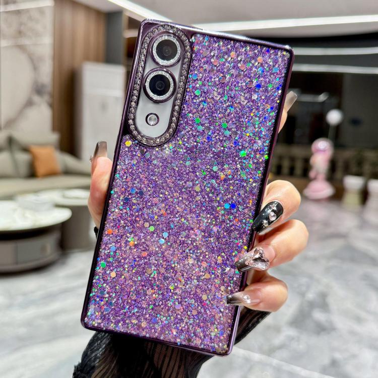 For Samsung Galaxy S25 Edge 5G Diamond Glitter Sequins TPU Phone Case