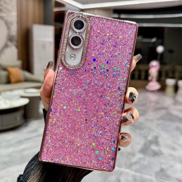 For Samsung Galaxy S25 Edge 5G Diamond Glitter Sequins TPU Phone Case