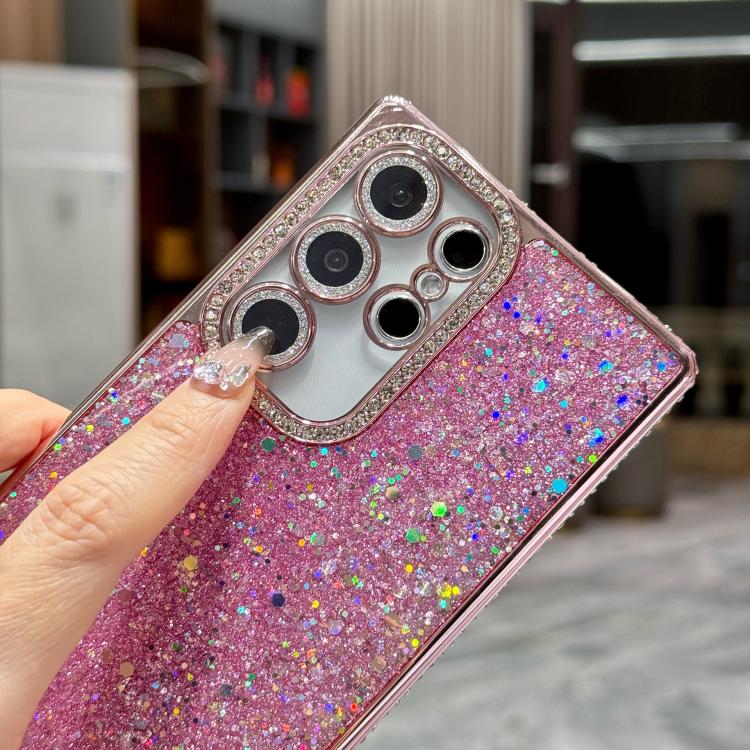 For Samsung Galaxy S23 5G Diamond Glitter Sequins TPU Phone Case