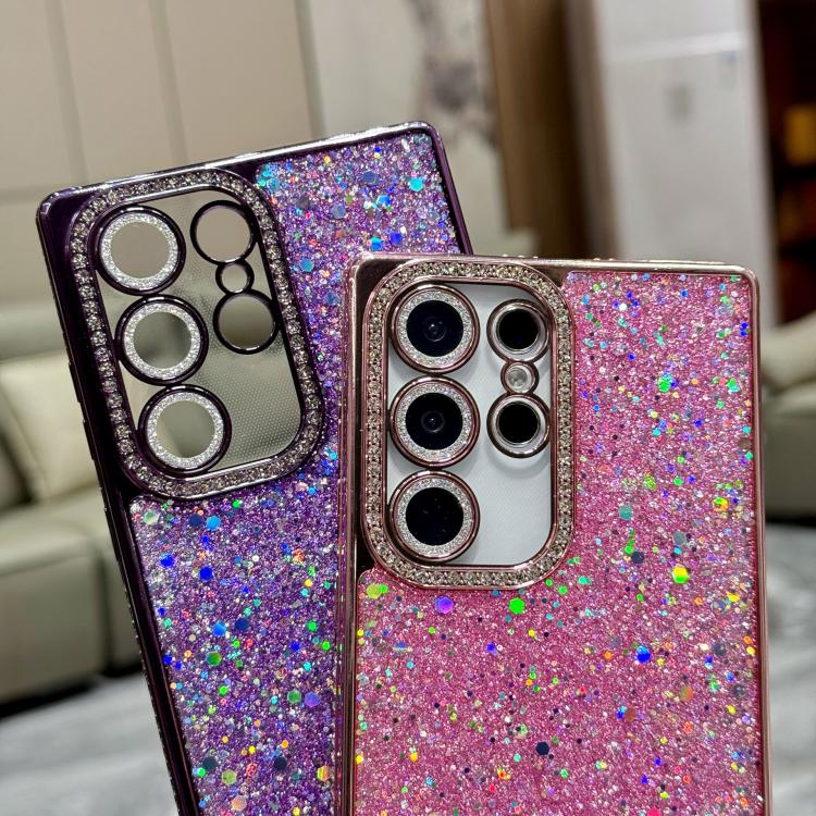 For Samsung Galaxy S23 5G Diamond Glitter Sequins TPU Phone Case