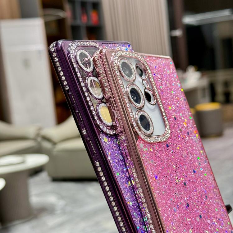 For Samsung Galaxy S23 5G Diamond Glitter Sequins TPU Phone Case