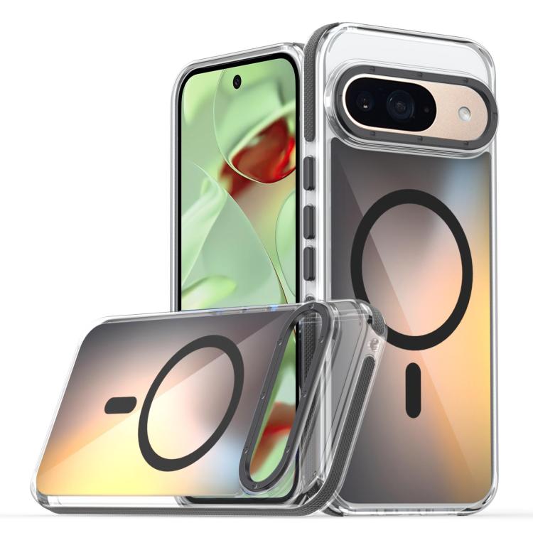 For Google Pixel 9 Dual-Color Gradient Discolor MagSafe Phone Case