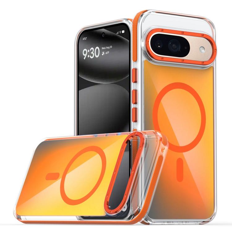 For Google Pixel 10 Pro Dual-Color Gradient Discolor MagSafe Phone Case