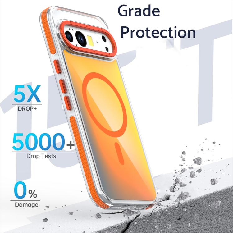 For Google Pixel 10 Pro XL Dual-Color Gradient Discolor MagSafe Phone Case