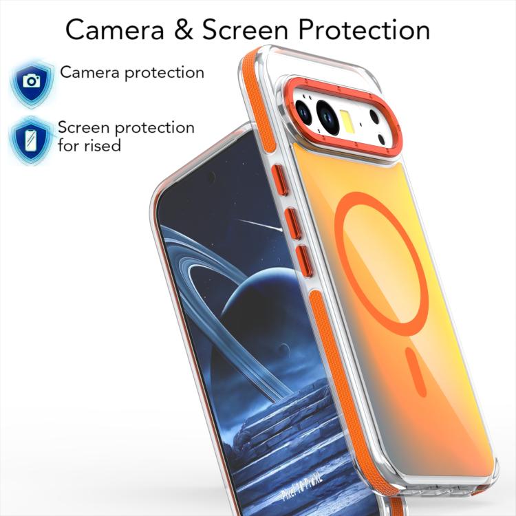 For Google Pixel 10 Pro XL Dual-Color Gradient Discolor MagSafe Phone Case