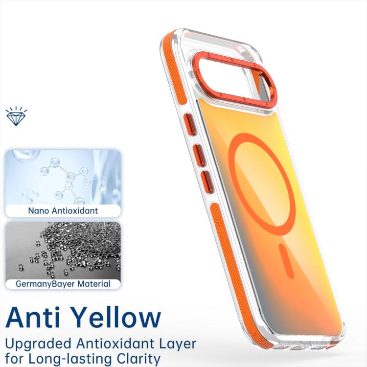 For Google Pixel 10 Pro XL Dual-Color Gradient Discolor MagSafe Phone Case