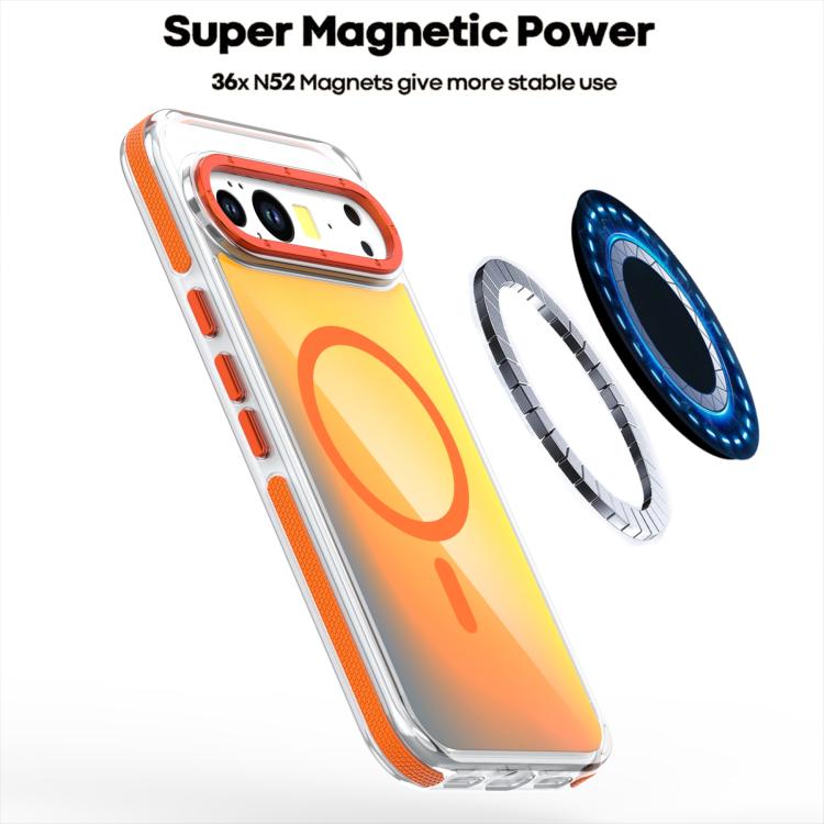 For Google Pixel 10 Pro XL Dual-Color Gradient Discolor MagSafe Phone Case