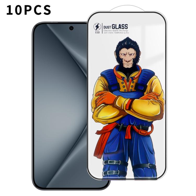 For Huawei Pura 70 10pcs Armor Super-Strong 3D Curved 120C Anti-Static High-Aluminum Screen-Printed HD Tempered Glass Film