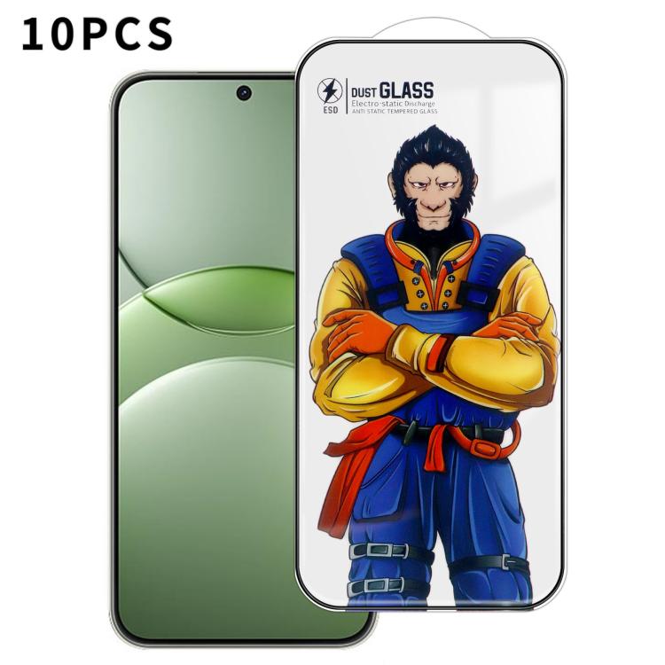 For Huawei nova 13 10pcs Armor Super-Strong 3D Curved 120C Anti-Static High-Aluminum Screen-Printed HD Tempered Glass Film