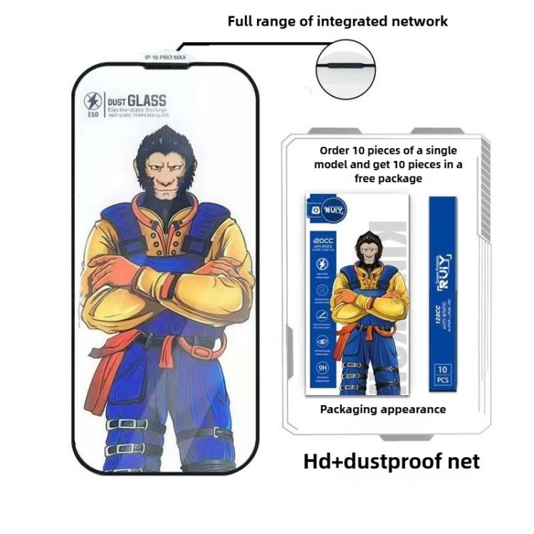 For OPPO Find X9 Pro 10pcs Armor Super-Strong 3D Curved 120C Anti-Static High-Aluminum Screen-Printed HD Tempered Glass Film