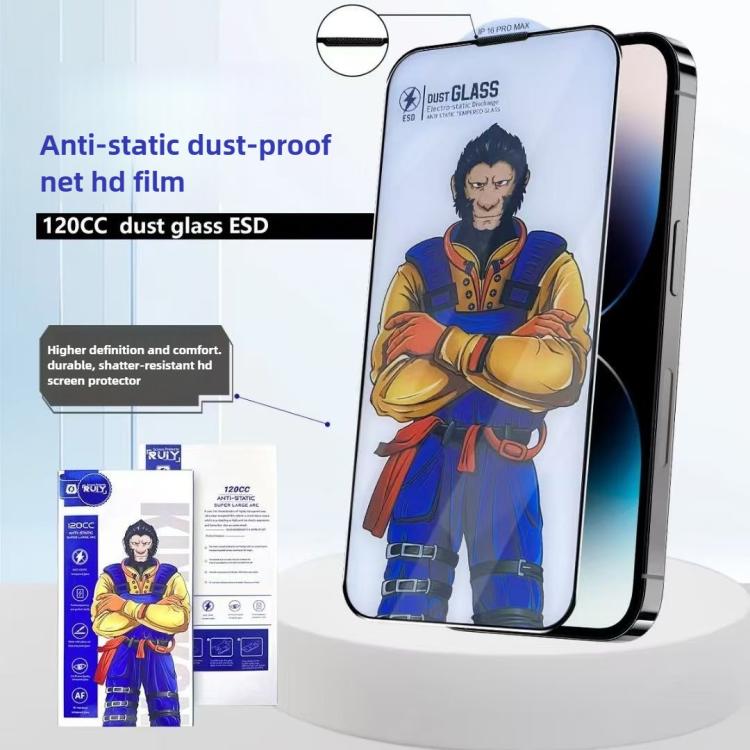 For Realme GT 7 Global 10pcs Armor Super-Strong 3D Curved 120C Anti-Static High-Aluminum Screen-Printed HD Tempered Glass Film
