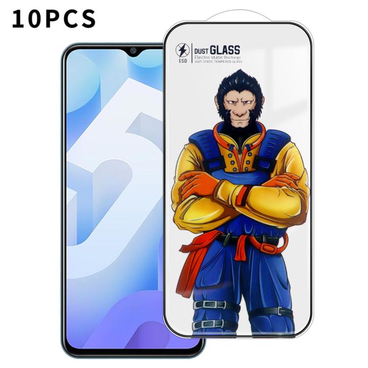 For vivo iQOO U5 10pcs Armor Super-Strong 3D Curved 120C Anti-Static High-Aluminum Screen-Printed HD Tempered Glass Film