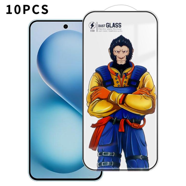 For vivo S30 5G 10pcs Armor Super-Strong 3D Curved 120C Anti-Static High-Aluminum Screen-Printed HD Tempered Glass Film