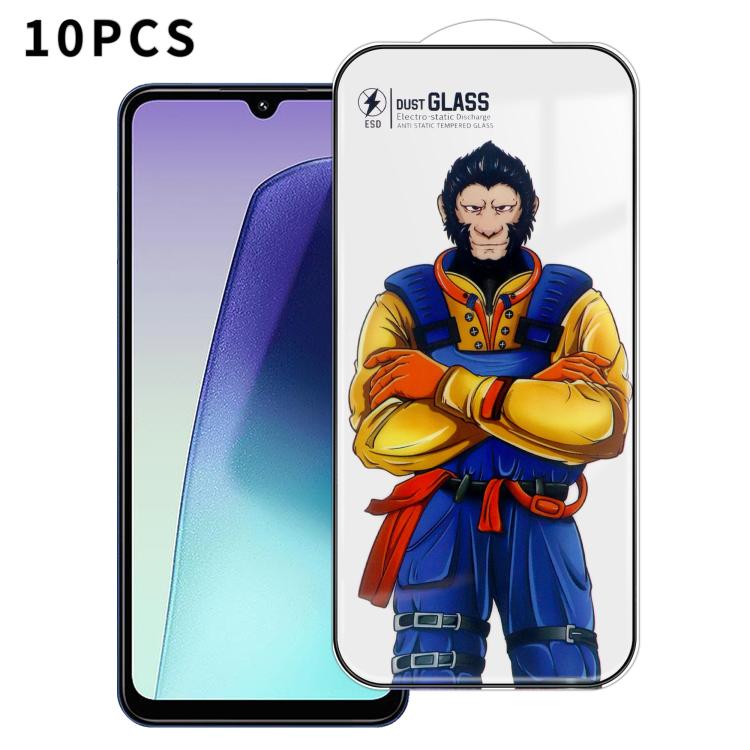 For Redmi 14C 10pcs Armor Super-Strong 3D Curved 120C Anti-Static High-Aluminum Screen-Printed HD Tempered Glass Film