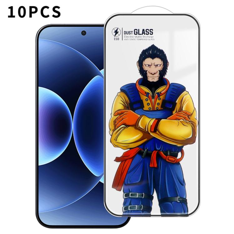 For Xiaomi 17 Pro Max 10pcs Armor Super-Strong 3D Curved 120C Anti-Static High-Aluminum Screen-Printed HD Tempered Glass Film