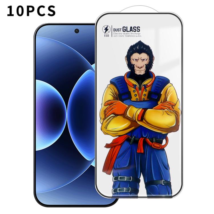 For Xiaomi 17 Pro 10pcs Armor Super-Strong 3D Curved 120C Anti-Static High-Aluminum Screen-Printed HD Tempered Glass Film